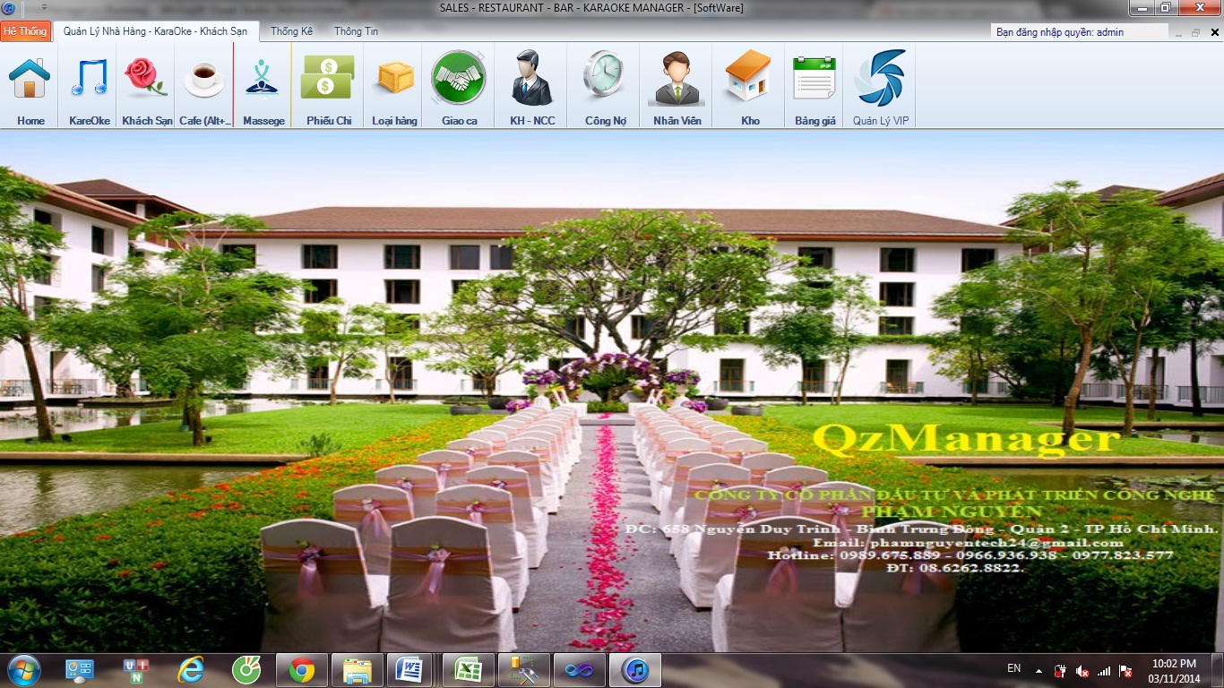 Source code Phần mềm quản lý Nhà hàng - Khách sạn - Cafe - Karaoke