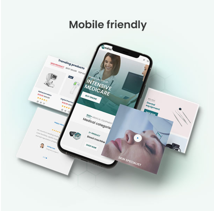 Html template website thương mại điện tử thiết bị y tế quản lý bệnh viện quản lý nhà thuốc Medist Medical pharmacy.