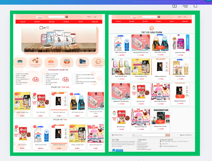 Đồ án + Báo Cáo website bán đồ ăn thú cưng PETSHOP PHP & MYSQL đầy đủ chức năng quản trị và người dùng: giỏ hàng, đặt hàng,thêm, sửa, xóa sản phẩm