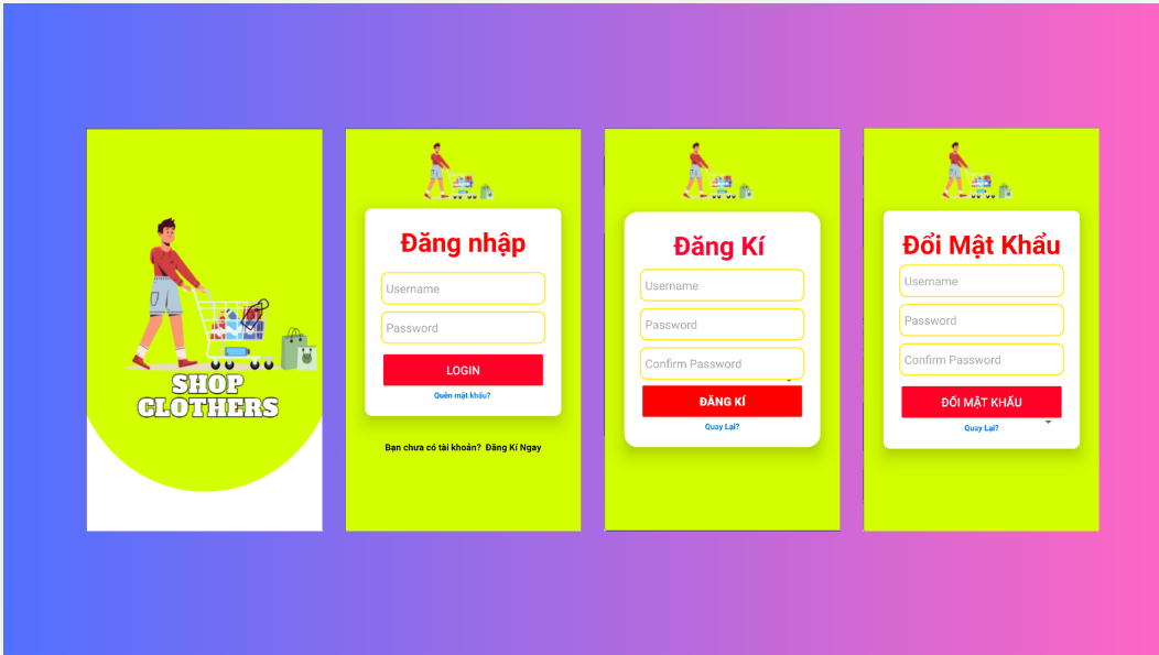 (ANDROID JAVA + SQLITE + BÁO CÁO WORD) App bán hàng android thời trang có đầy đủ chức năng quản trị và đặt hàng