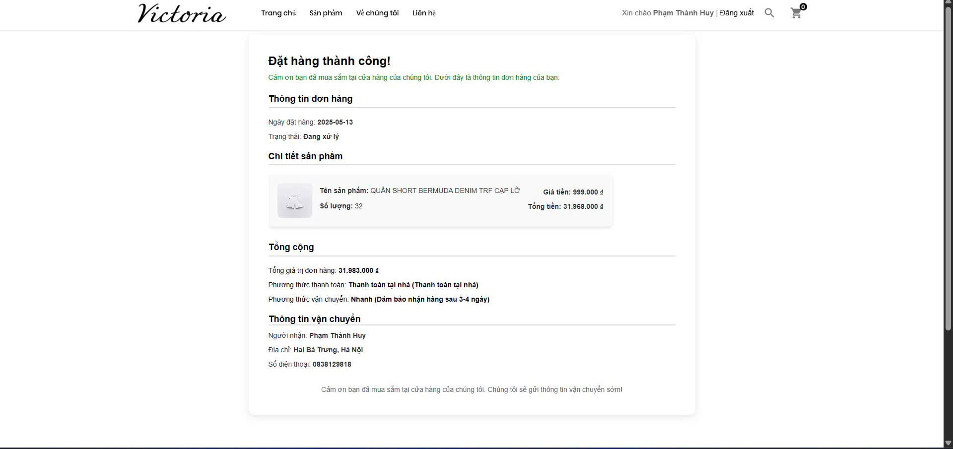 Dự án bán quần áo dùng react + springboot + minio s3 + docker (có báo cáo đồ án đầy đủ)