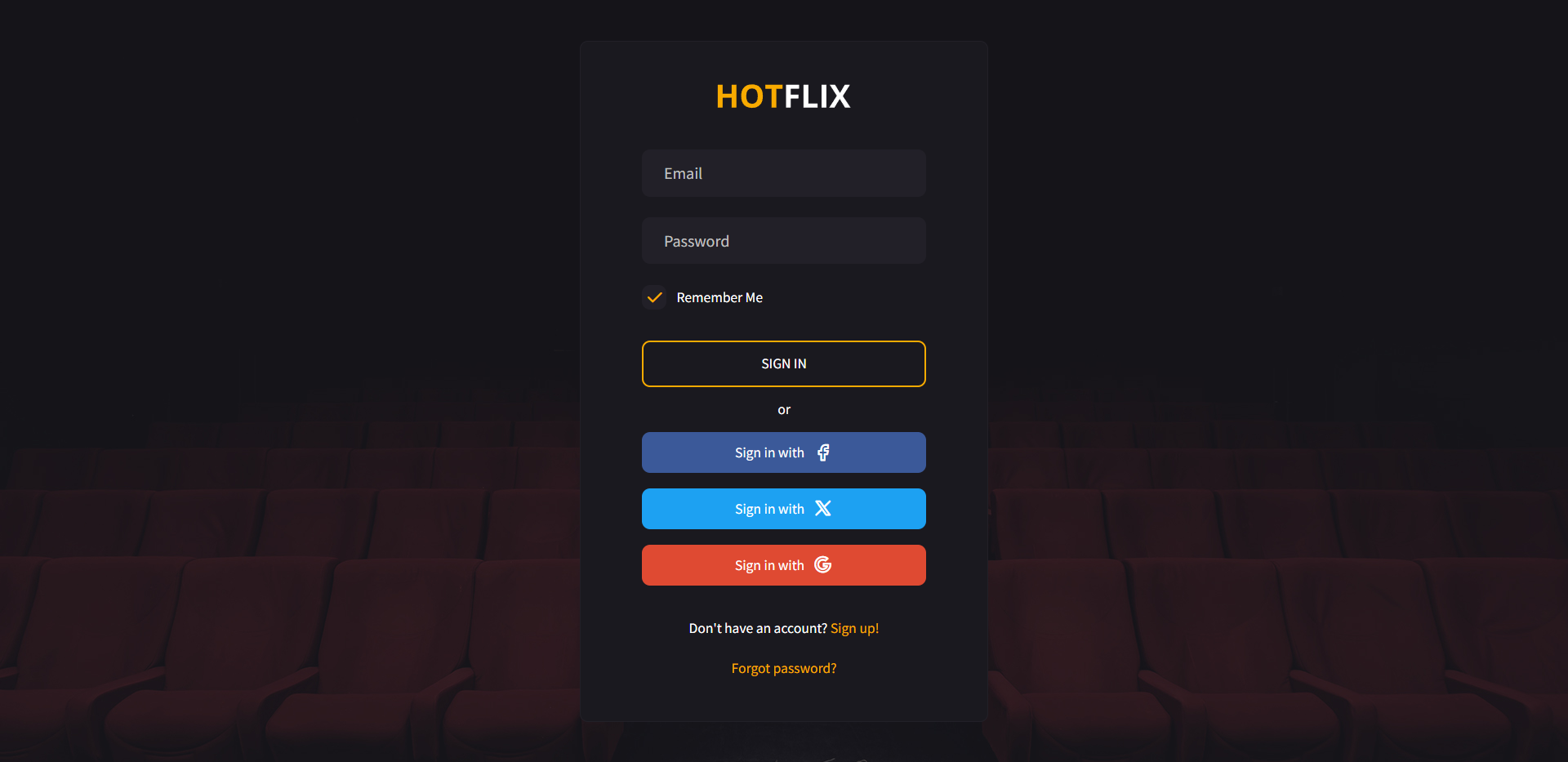 Template website phim trực tuyến chương trình truyền hình và điện ảnh movies HotFlix