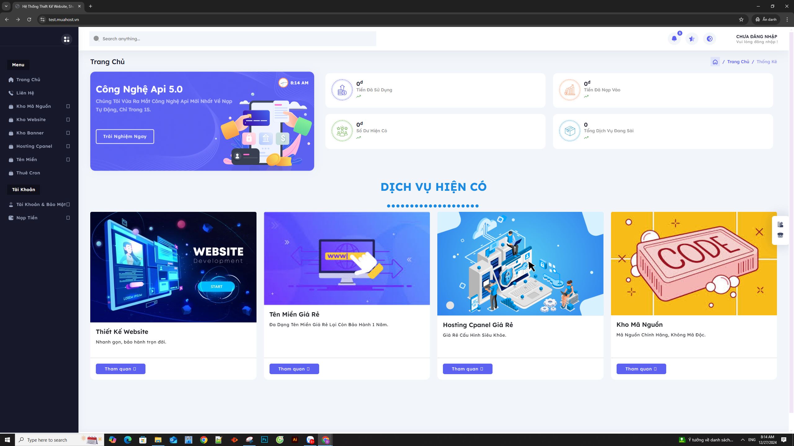 CODE TẠO SHOP, LOGO, MÃ NGUỒN, ...