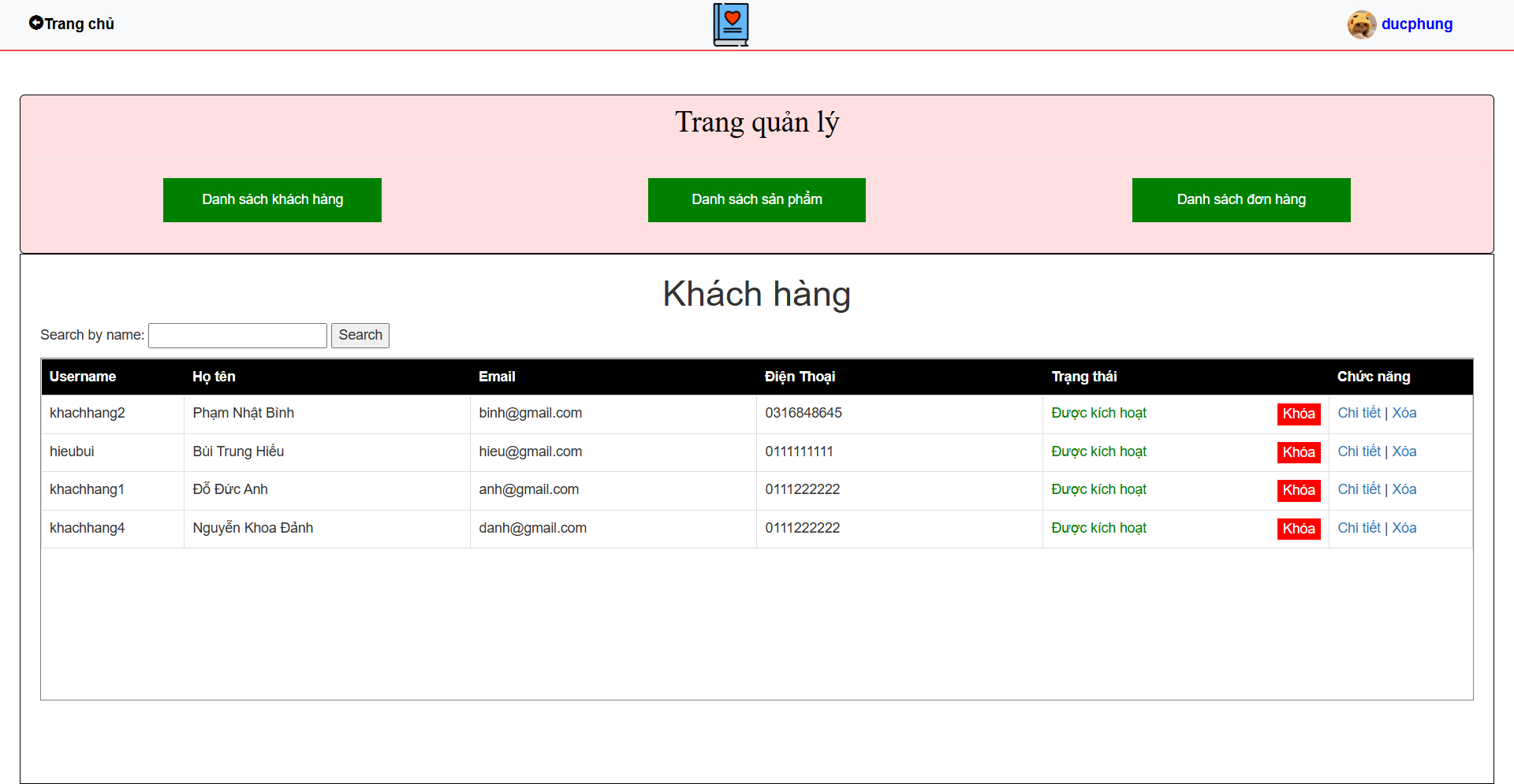 Source code website bán sách online Asp.net mvc MSSQL + Full báo cáo