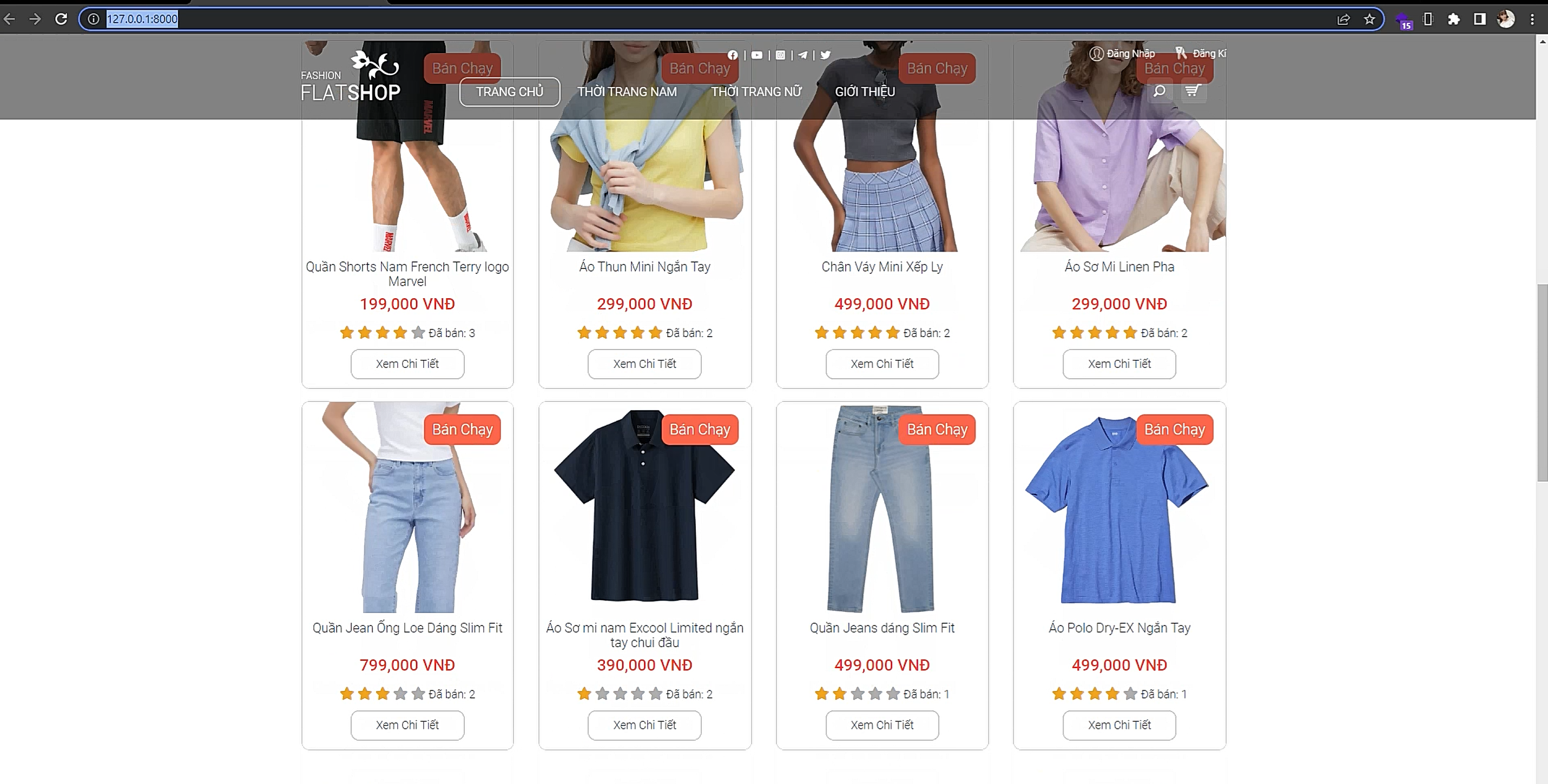 Đồ Án Tốt Nghiệp (9đ) - WebSite Bán Quần Áo Tích Hợp Xác Thực Qua Mail Và Cổng Thanh Toán MoMo
