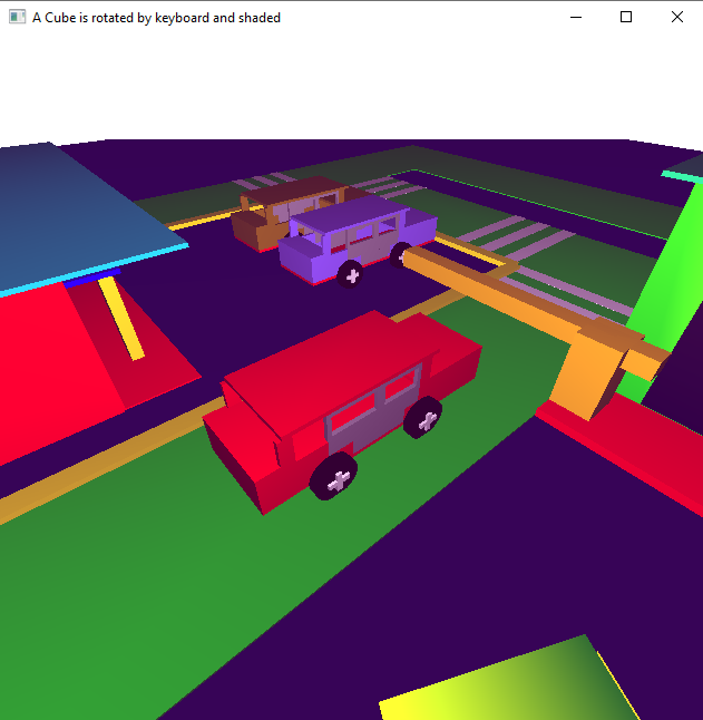 Đồ họa máy tính chia sẻ source code mô phỏng bãi đỗ xe ô tô bằng openGL c++