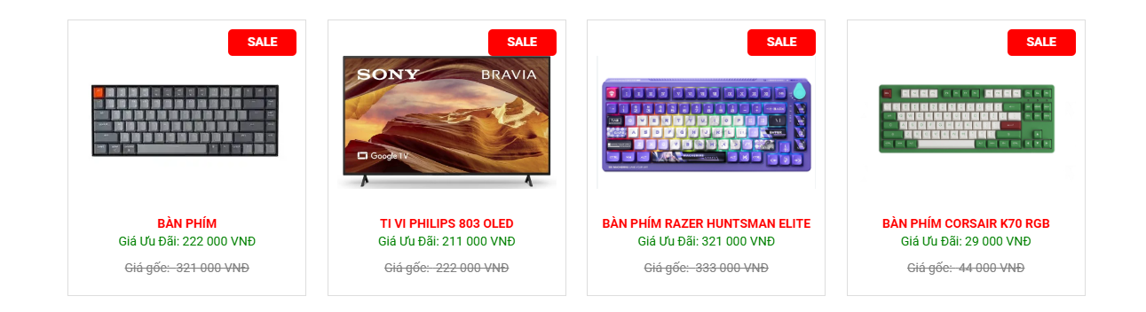Đồ án + Báo Cáo website shop bán đồ điện tử tivi,tai nghe bằng PHP & MYSQL đầy đủ chức năng quản trị và người dùng (kèm báo cáo WORD 60 trang đủ 7 loại UML)