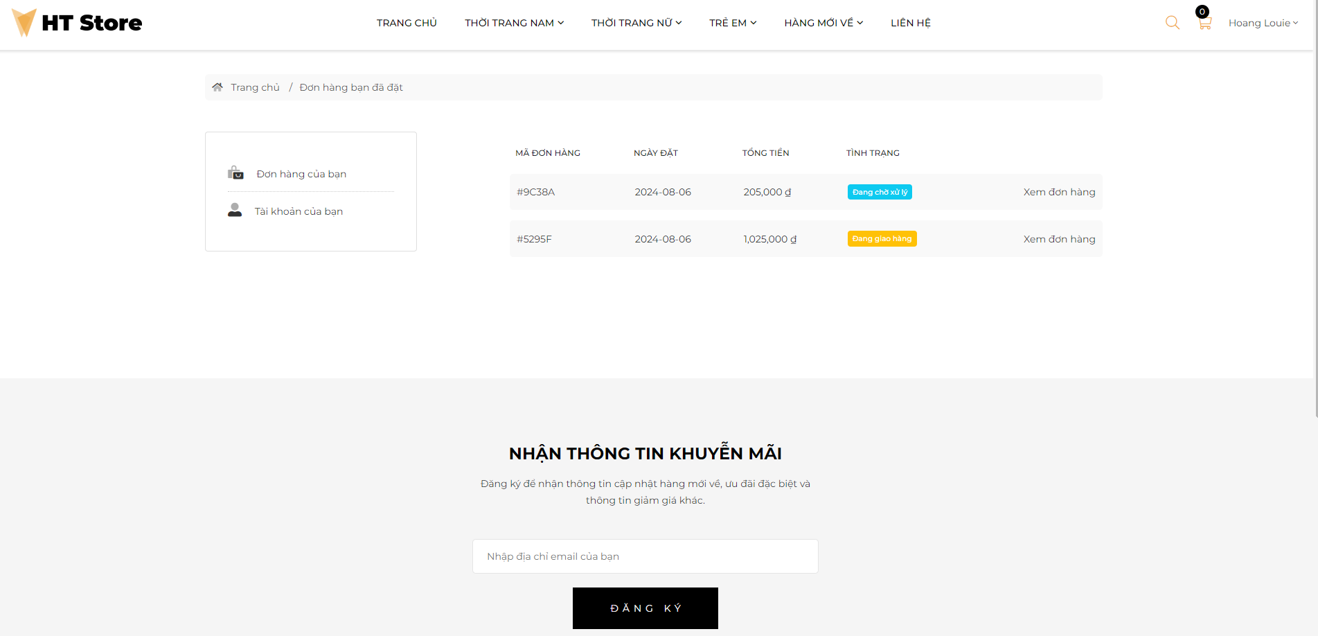 Code web bán hàng thời trang, Đồ án sinh viên (Code PHP laravel + MySQL))