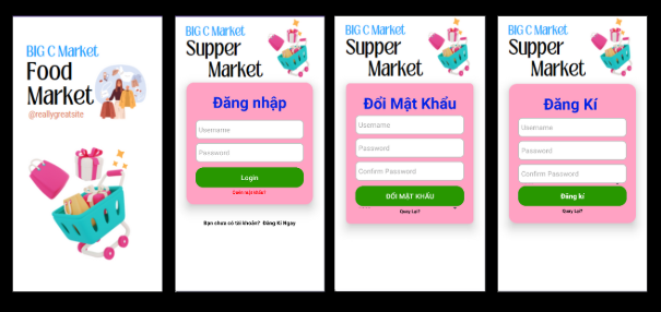 (ANDROID KOTLIN+ SQLITE ) App bán hàng siêu thị market android có đầy đủ chức năng quản trị và người dùng, mini chat.