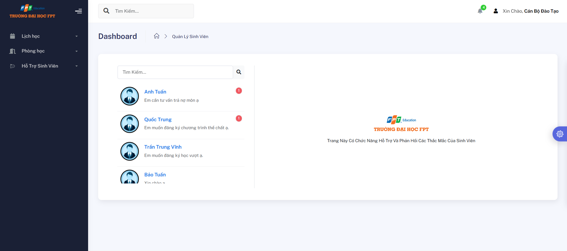 Chia sẻ source code đồ án Website quản lý sinh viên - quản lý trường đại học  - giảng viên cán bộ đào tạo