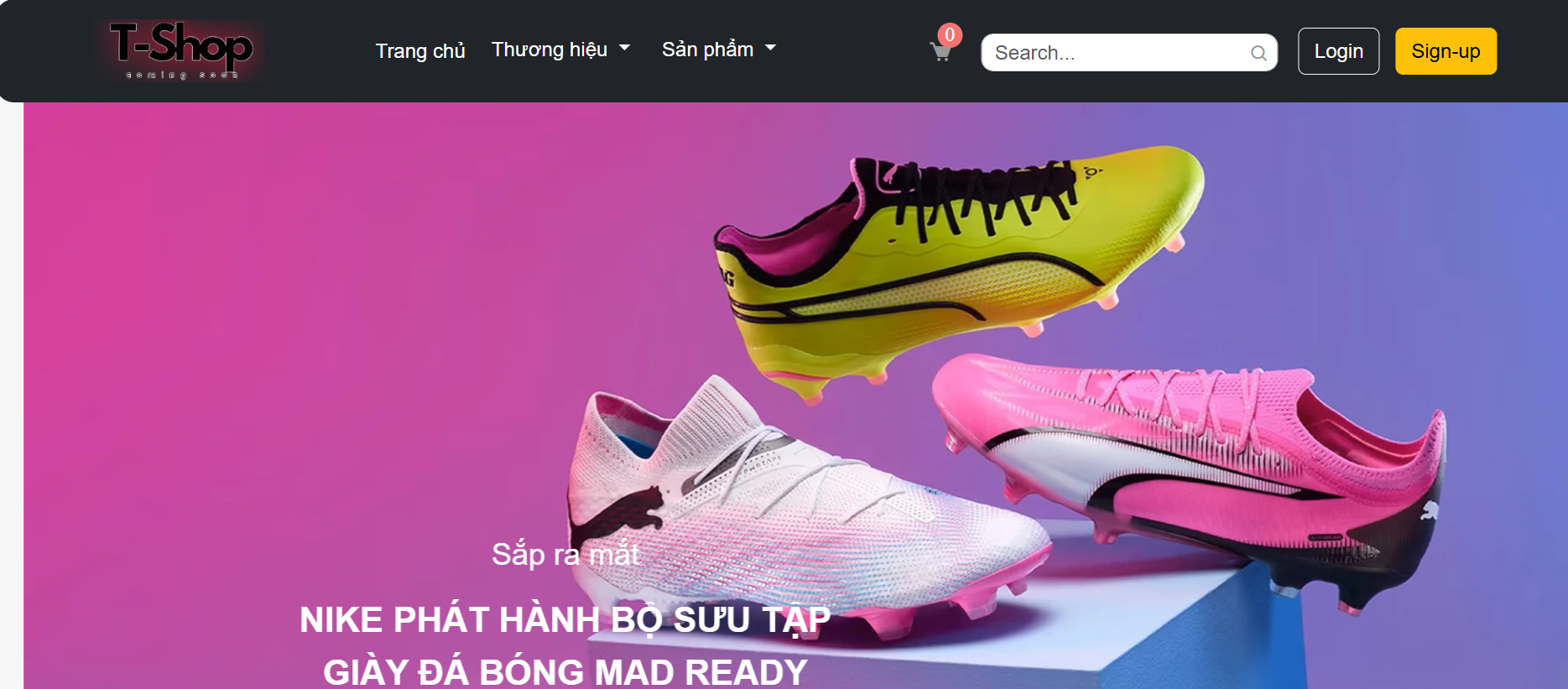 Website Quản lý cửa hàng Shop đồ thể thao bóng đá – PHP thuần +SQL