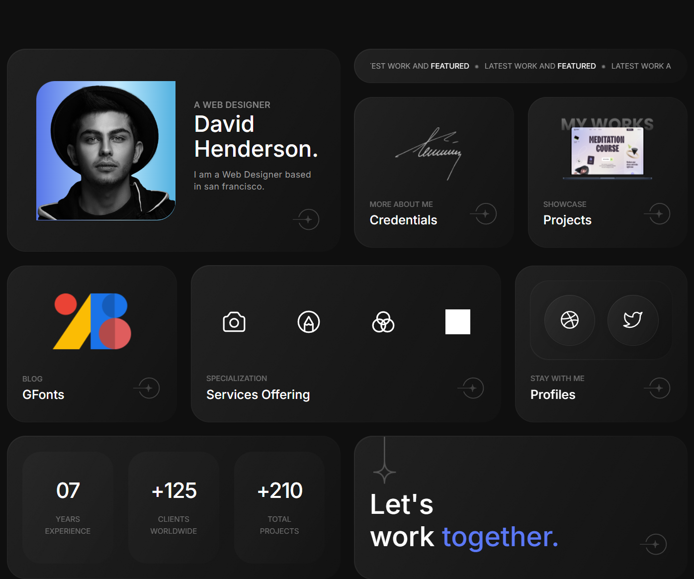 Gridx - Personal Portfolio HTML - source code giới thiệu cá nhân