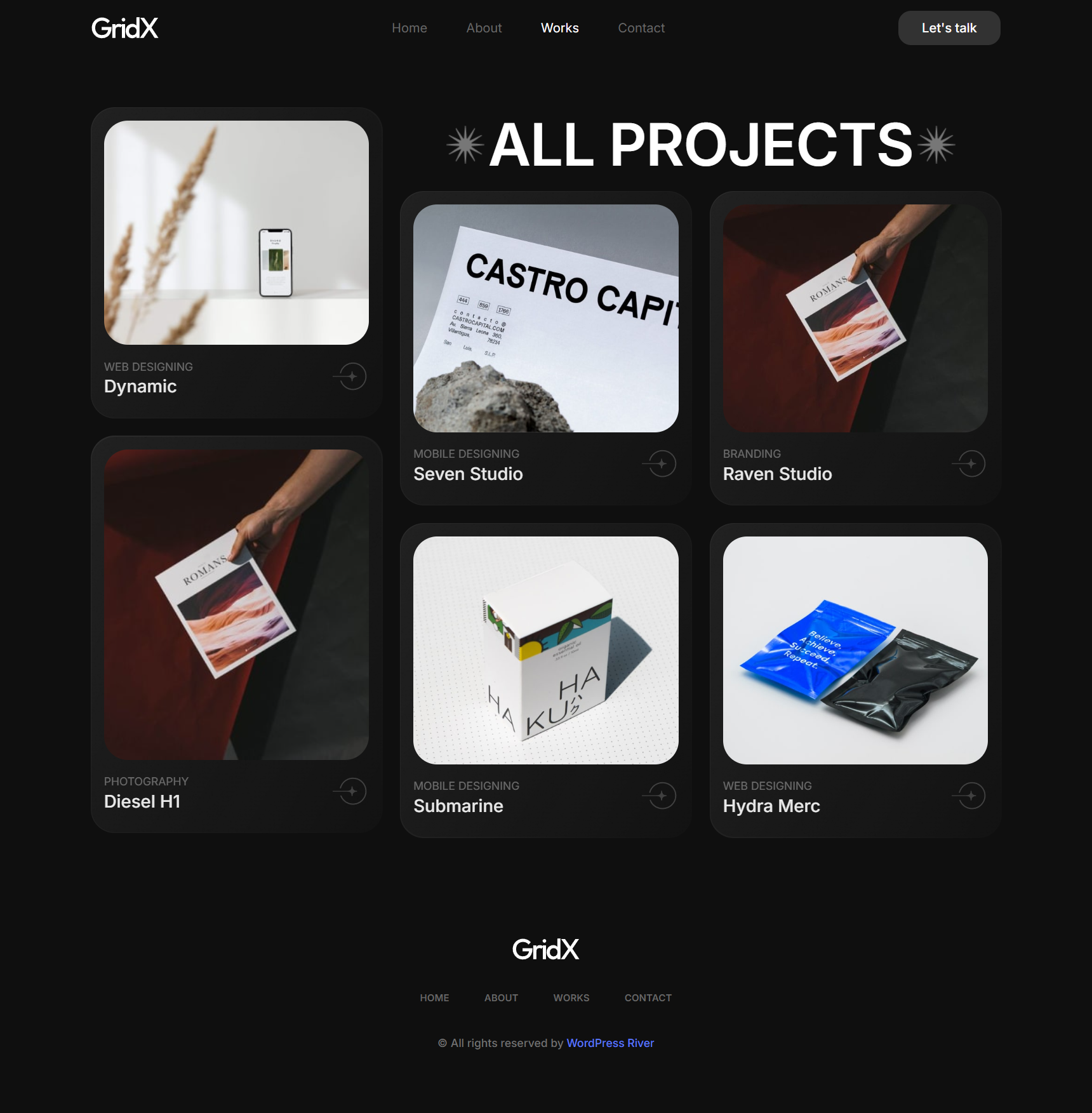 Gridx - Personal Portfolio HTML - source code giới thiệu cá nhân