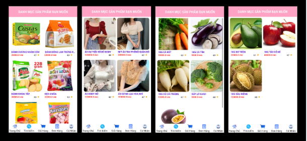 (ANDROID KOTLIN+ SQLITE ) App bán hàng siêu thị market android có đầy đủ chức năng quản trị và người dùng, mini chat.