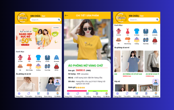 (ANDROID JAVA + SQLITE + BÁO CÁO WORD) App bán quần áo android java có quản trị và người dùng, đánh giá sản phẩm sau khi mua, đặt hàng, tiến trình thực hiện đơn hàng, các chức năng thêm, sửa, xóa