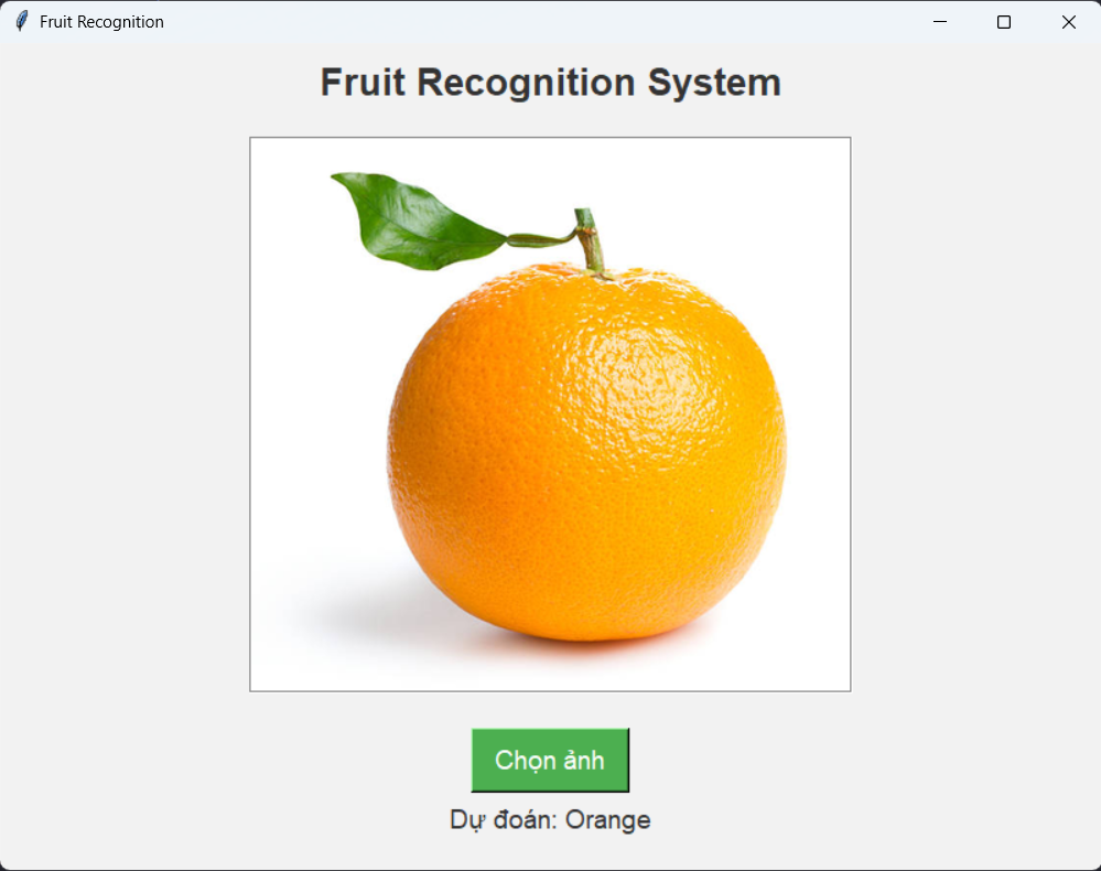 Source code AI Ứng Dụng Trí Tuệ Nhân Tạo Nhận Diện Hoa Quả Với Python