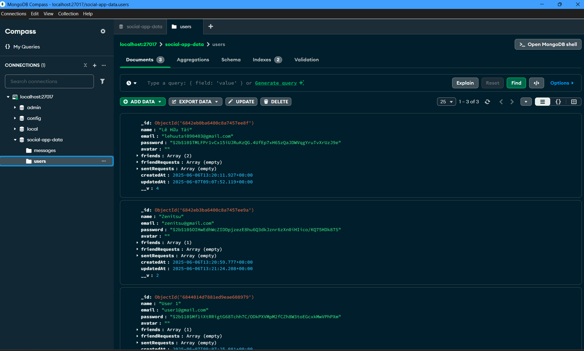 Web Chat Realtime bằng ReactJS + ExpressJS + MongoDB + Socket.io