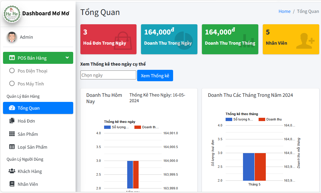 Source code Website quản lý bán trà sữa tích hợp POS bán hàng tại chỗ cho cửa hàng PHP & MYSQL - có báo cáo thông kê bán hàng cho cửa hàng