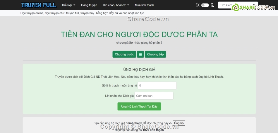 Full code web Truyện laravel dùng để kinh doanh hoặc làm đồ án về web truyện. Web truyện với các chức năng: tool Cào truyện, tự động thông báo gửi mail, room chat realtime ,...)