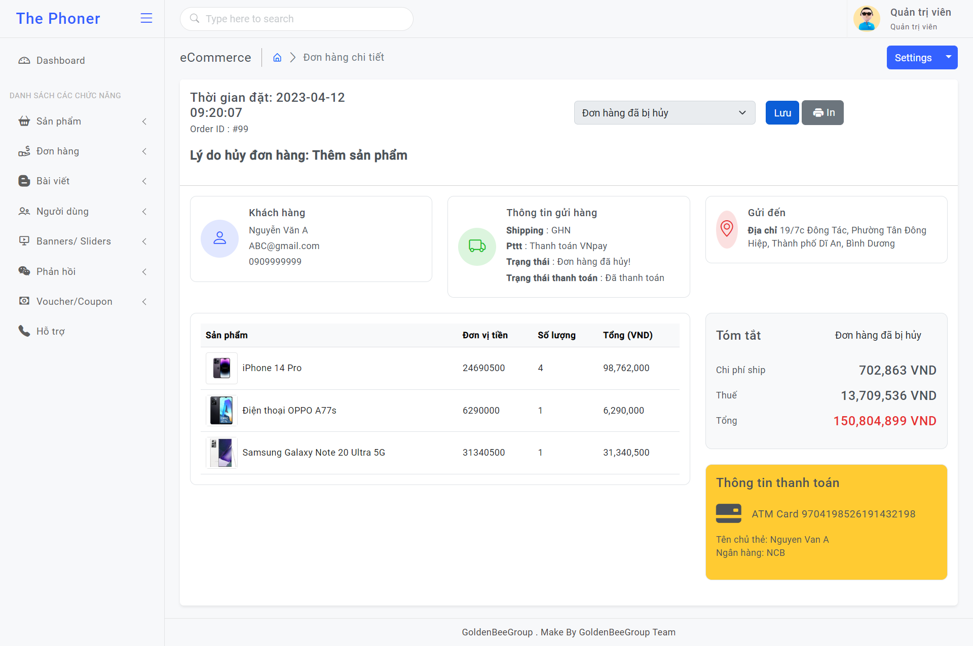 Source code Đồ án website bán điện thoại php mysql + Full báo cáo