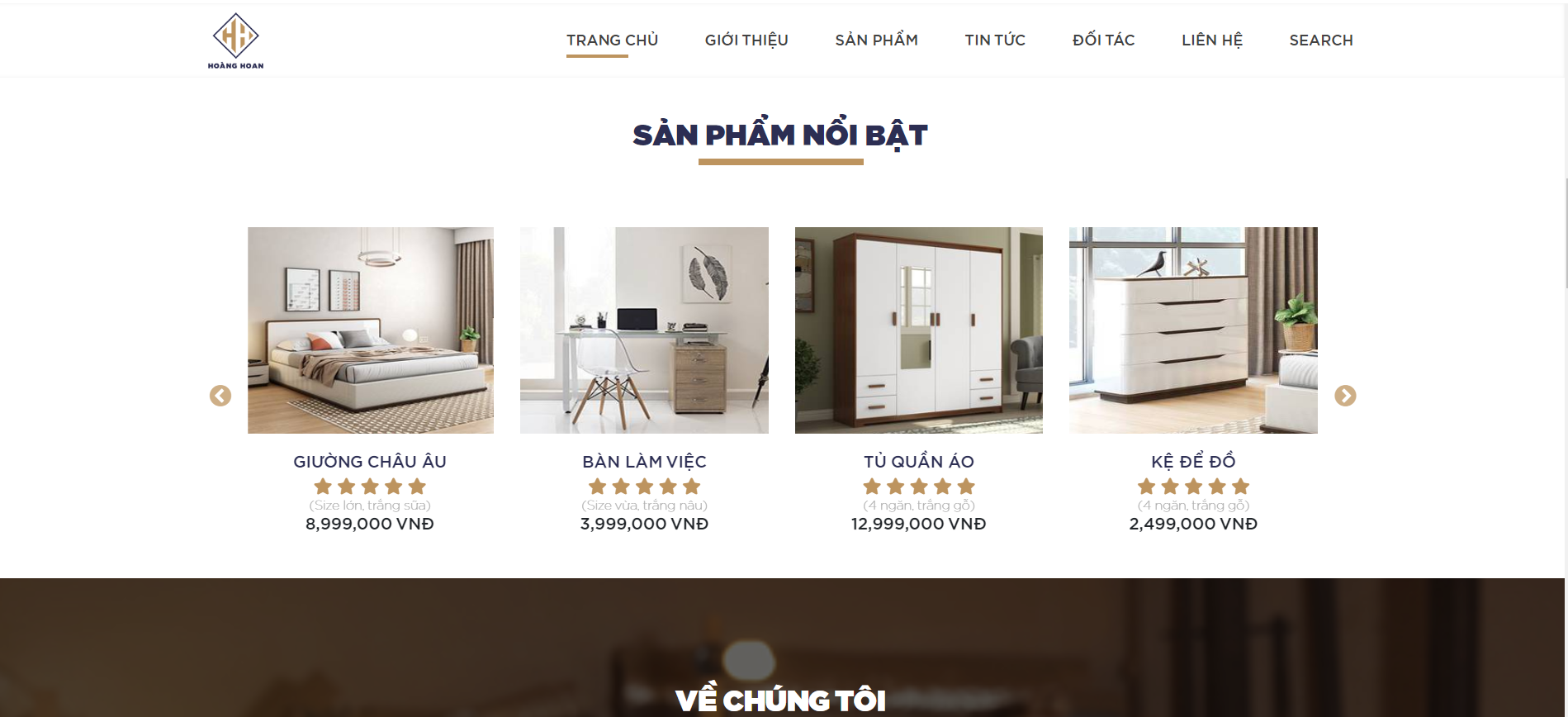 Web bán hàng xưởng mộc Đẹp - Responsive