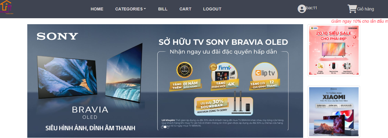 Đồ án + Báo Cáo website shop bán Ti Vi bằng PHP & MYSQL đầy đủ chức năng quản trị và người dùng: giỏ hàng, đặt hàng (kèm báo cáo WORD 60 trang đủ 7 loại UML)