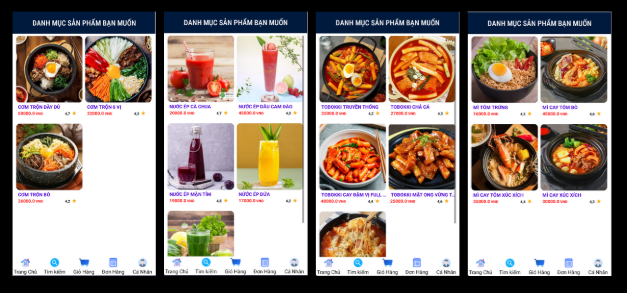 (ANDROID KOTLIN+ SQLITE +BÁO CÁO WORD) App đặt đồ ăn android kotlin có đầy đủ chức năng quản trị và đặt hàng, mini chat.