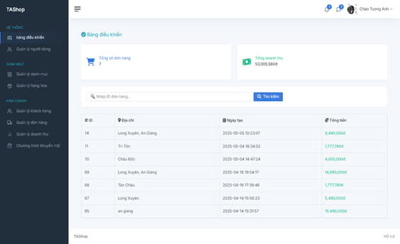 Full code website bán hàng bằng PHP thuần đầy đủ chức năng cơ bản