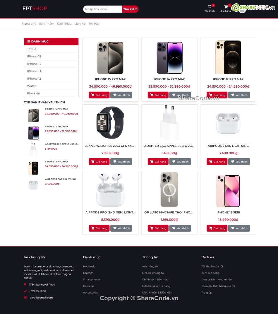 Source code website bán điện thoại PHP MySQL MVC đồ án điện thoại laptop phone full source bán điện thoại laptop