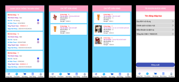 (ANDROID KOTLIN+ SQLITE ) App bán hàng siêu thị market android có đầy đủ chức năng quản trị và người dùng, mini chat.