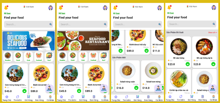 (ANDROID JAVA + SQLITE + BÁO CÁO WORD) app đặt đồ ăn droid có quản trị và người dùng, đánh giá sản phẩm sau khi mua, đặt hàng, tiến trình thực hiện đơn hàng, các chức năng. thêm, sửa, xóa