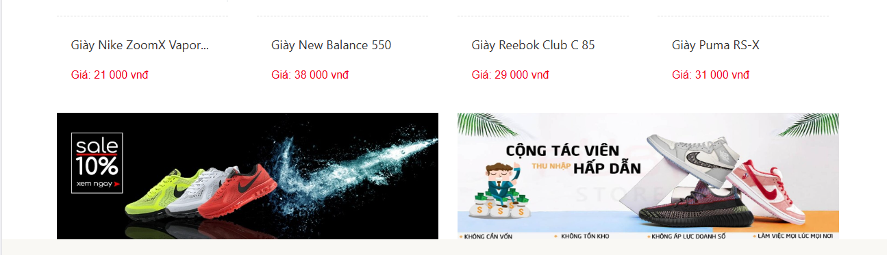 Đồ án + Báo Cáo website shop bán giày thể thao bằng PHP & MYSQL đầy đủ chức năng quản trị và người dùng (kèm báo cáo WORD 60 trang đủ 7 loại UML)