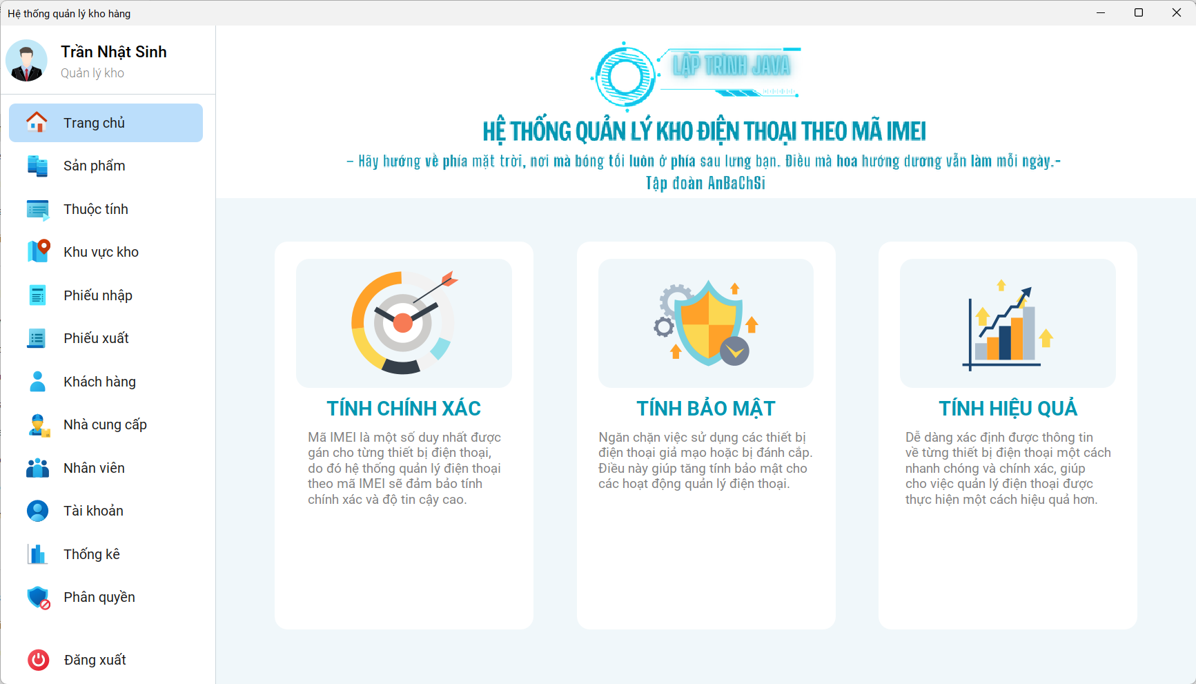 Source code quản lý kho hàng điện thoại Java Swing MySQL đồ án quản lý kho hàng + Full báo cáo quản lý kho hàng