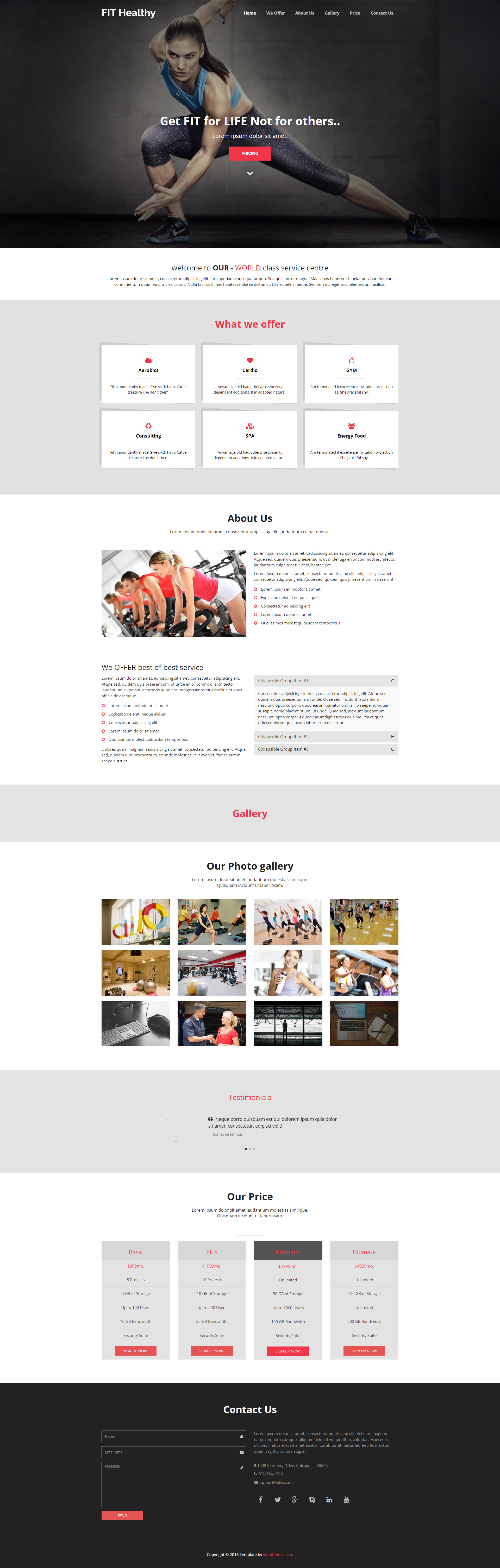 Chia sẻ giao diện website dịch vụ sức khỏe, thể dục, gym thiết kế đẹp