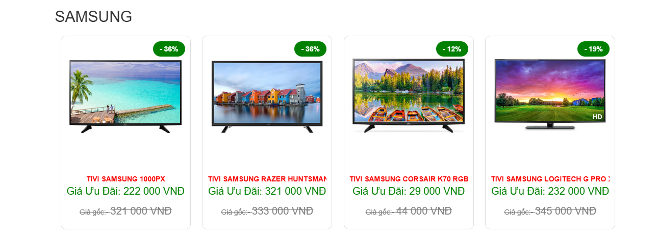 Đồ án + Báo Cáo website shop bán Ti Vi bằng PHP & MYSQL đầy đủ chức năng quản trị và người dùng: giỏ hàng, đặt hàng (kèm báo cáo WORD 60 trang đủ 7 loại UML)