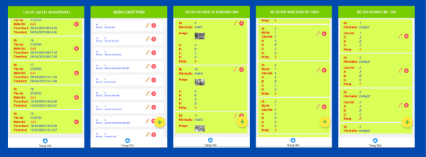 (ANDROID JAVA + SQLITE + BÁO CÁO 80 trang ) App ôn và thi thử TOIEC tiếng anh “APP ÔN VÀ LUYỆN THI TOIEC 3 KĨ NĂNG: NGHE, ĐỌC, NÓI” BÀI THI 120 CÂU, CHECK PHÁT ÂM NGƯỜI DÙNG CHẤM ĐIỂm NÓI