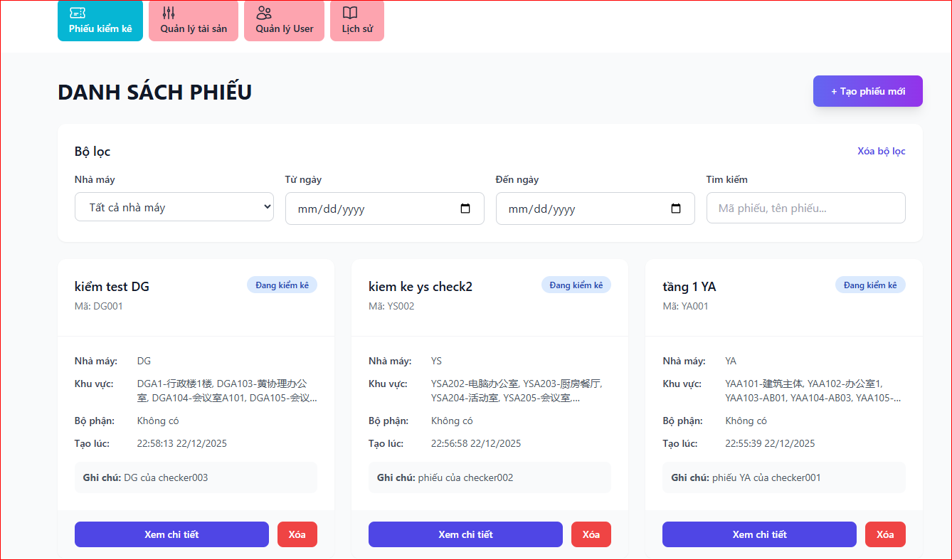 Code Hệ thống kiểm kê tài sản tự động sử dụng thẻ RFID UHF