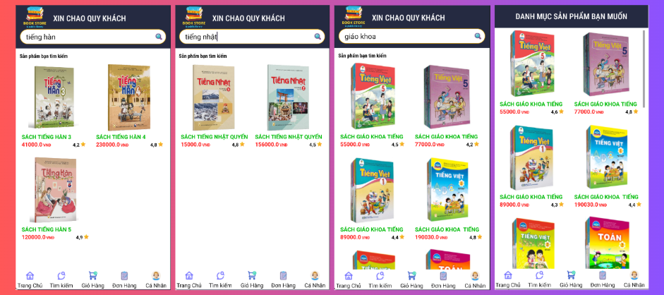 (ANDROID JAVA + SQLITE + BÁO CÁO WORD) App bán sách android java có quản trị và người dùng, đánh giá sản phẩm sau khi mua, đặt hàng, tiến trình thực hiện đơn hàng, các chức năng thêm, sửa, xóa