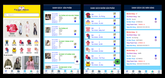 (ANDROID KOTLIN+ SQLITE +BÁO CÁO WORD) App bán hàng thời trang android kotlin có đầy đủ chức năng quản trị và đặt hàng, xem giỏ hàng ,mini chat.