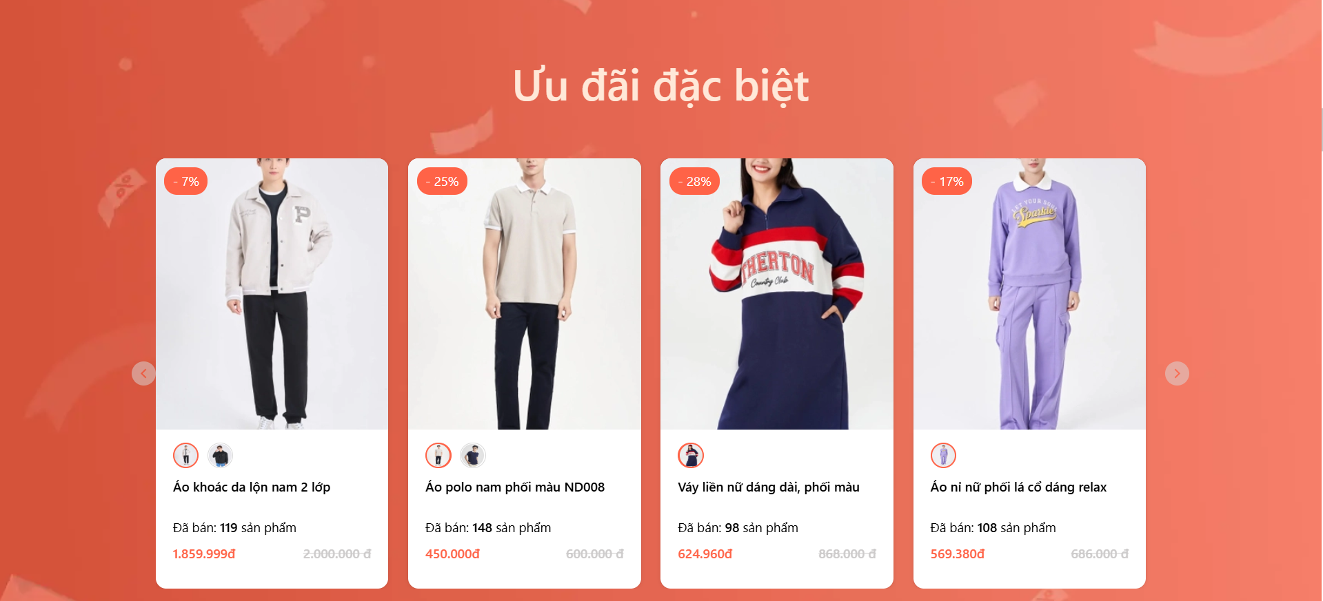 Frontend trang web thương mại điện tử (ReactJS)