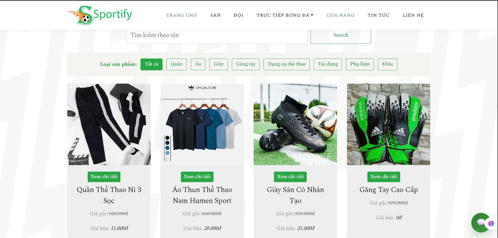 Source Code Website Đặt Sân Thể Thao ReactJS Spring Boot + Full Báo Cáo KLTN