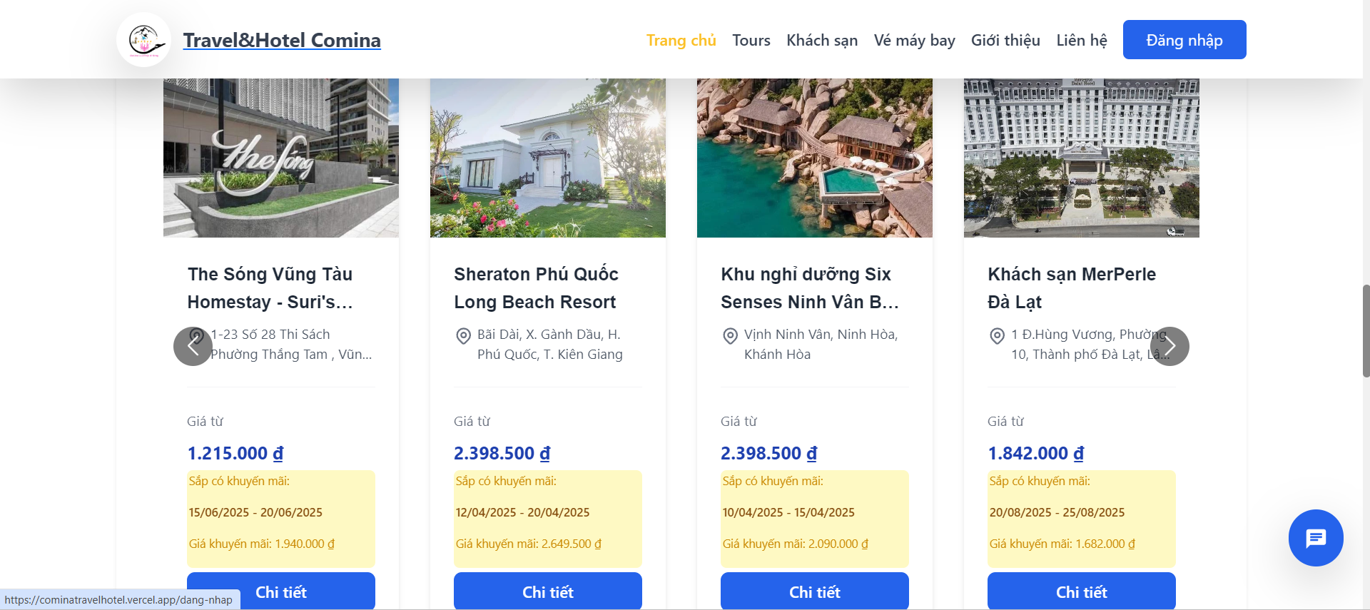 Full source code website bán tour,hotel và vé máy bay ,quản lý tour hotel và chuyến bay