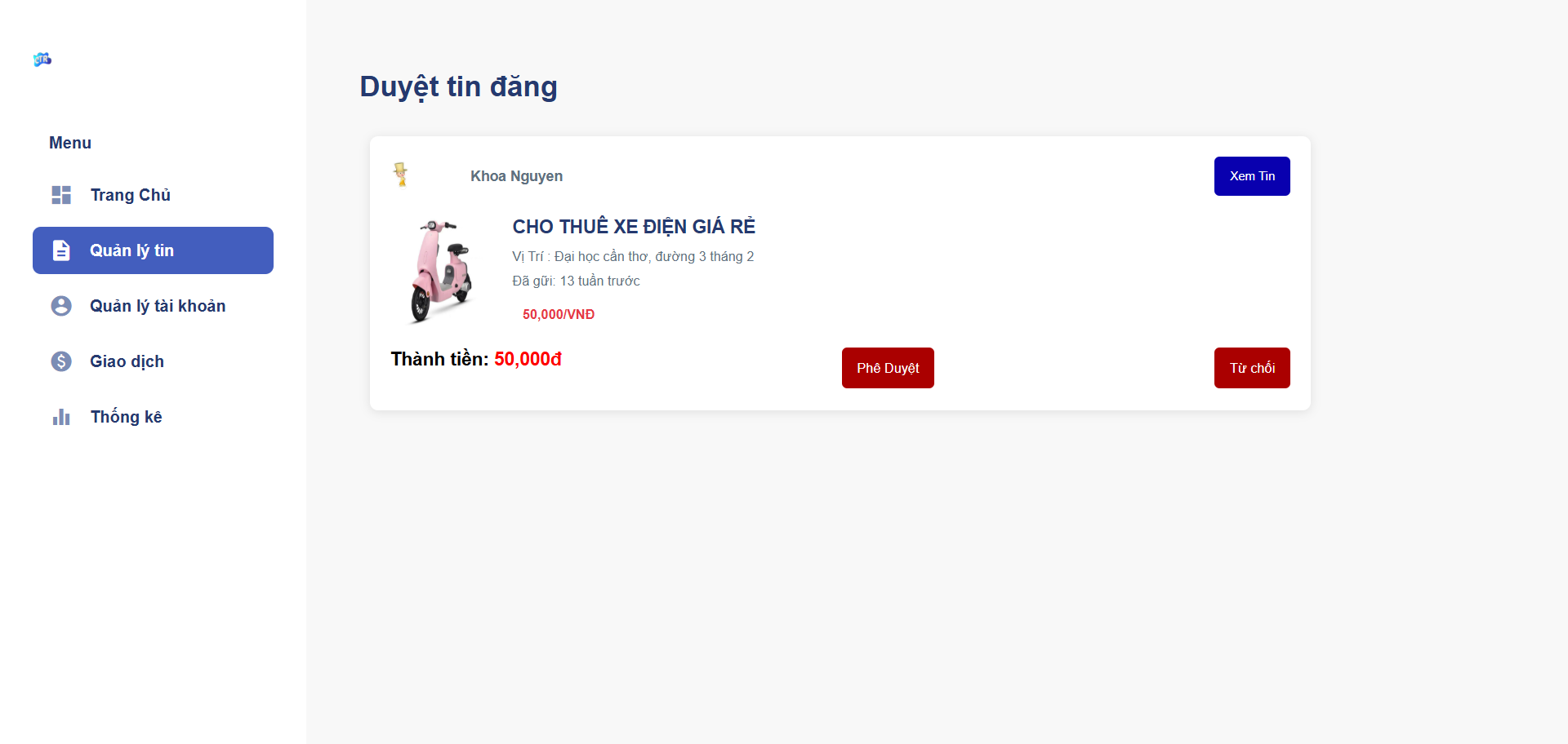 Source code website cho thuê xe dịch vụ thuê xe php mysql đồ án website thuê xe có chức năng chat