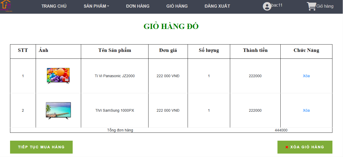 Đồ án + Báo Cáo website shop bán Ti Vi bằng PHP & MYSQL đầy đủ chức năng quản trị và người dùng: giỏ hàng, đặt hàng (kèm báo cáo WORD 60 trang đủ 7 loại UML)