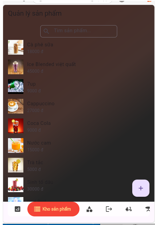 Coffee App - App có thể tùy chỉnh bán tùy loại mặt hàng mà bạn muốn