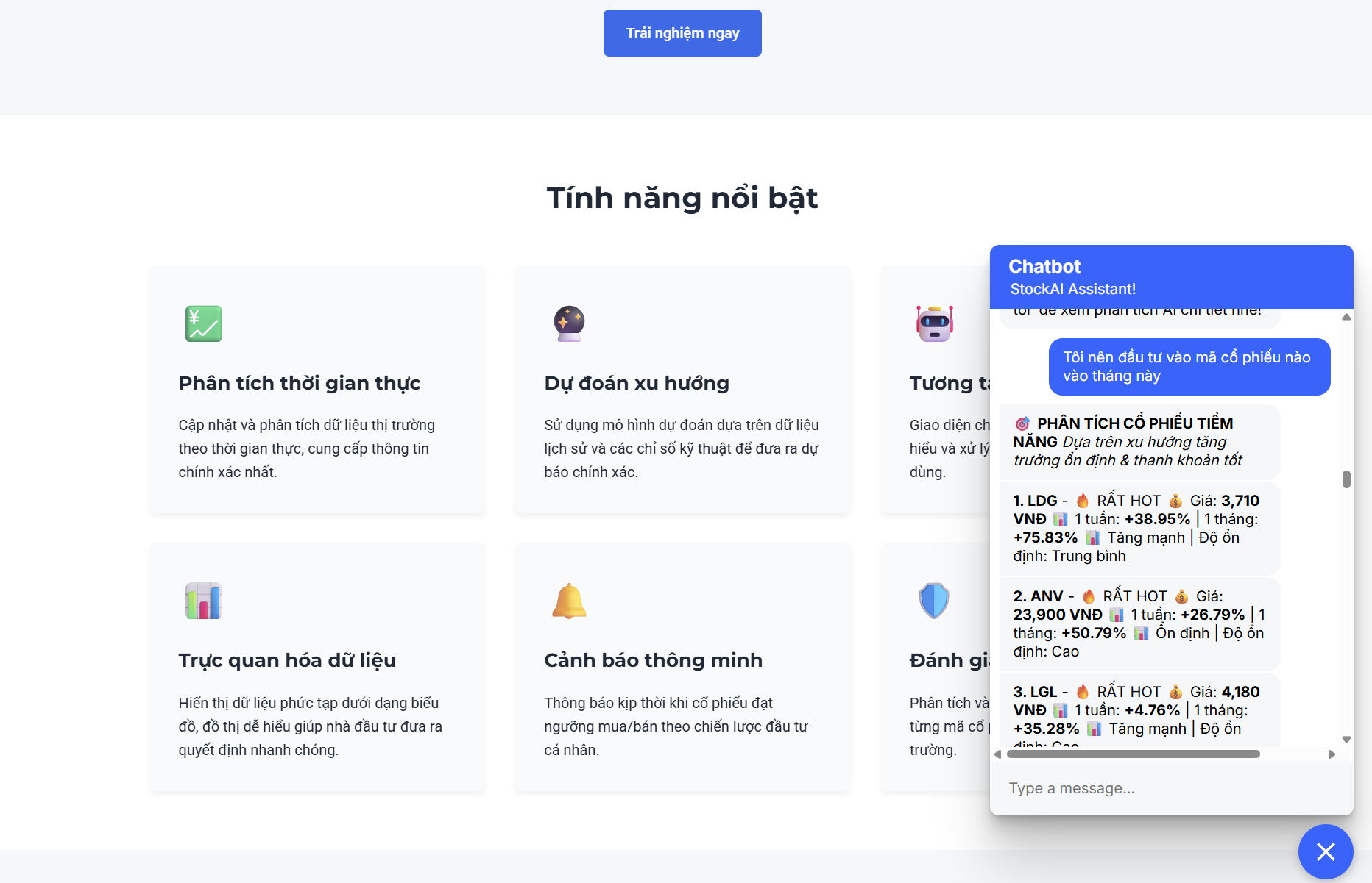 Đồ án tốt nghiệp Xây dựng ứng dụng RASA Chatbot thông minh trong phân tích và dự đoán thị trường chứng khoán