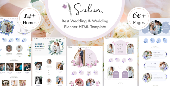 Source code HTML Template dành cho đám cưới sự kiện và Wedding