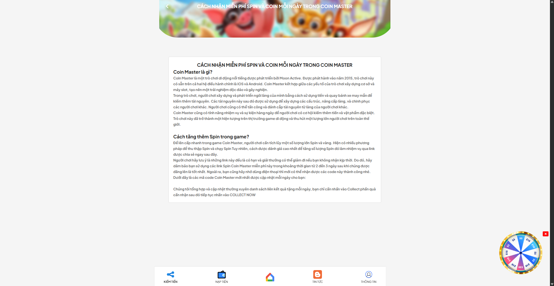 FULL MÃ NGUỒN MUA SPIN COINMASTER - MONOPOLY TỰ ĐỘNG 24/7