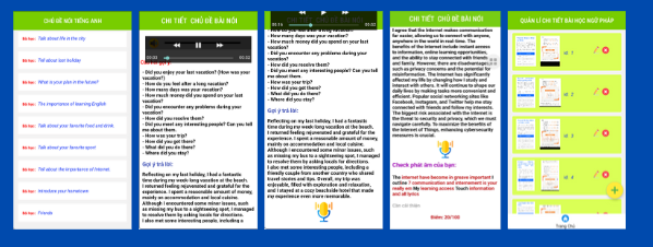 (ANDROID JAVA + SQLITE + BÁO CÁO 80 trang ) App ôn và thi thử TOIEC tiếng anh “APP ÔN VÀ LUYỆN THI TOIEC 3 KĨ NĂNG: NGHE, ĐỌC, NÓI” BÀI THI 120 CÂU, CHECK PHÁT ÂM NGƯỜI DÙNG CHẤM ĐIỂm NÓI
